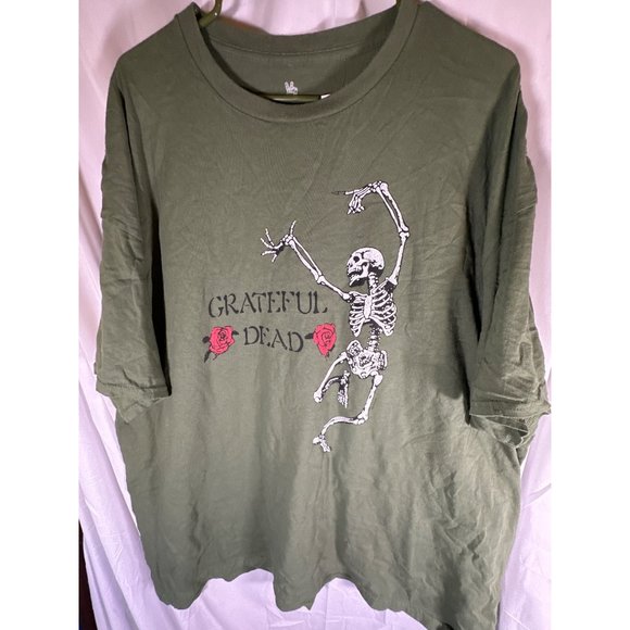 Junk Food Men's Grateful Dead Skeleton Short Sleeve T-shirt, NWT, Size XXL - Picture 2 of 5